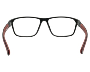 Óculos de Grau Trion Preto Fosco Vinho TR92107 C2-56