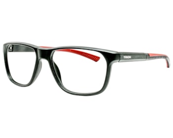 Óculos de Grau Trion Preto Fosco Vinho TR92110 C2-56 