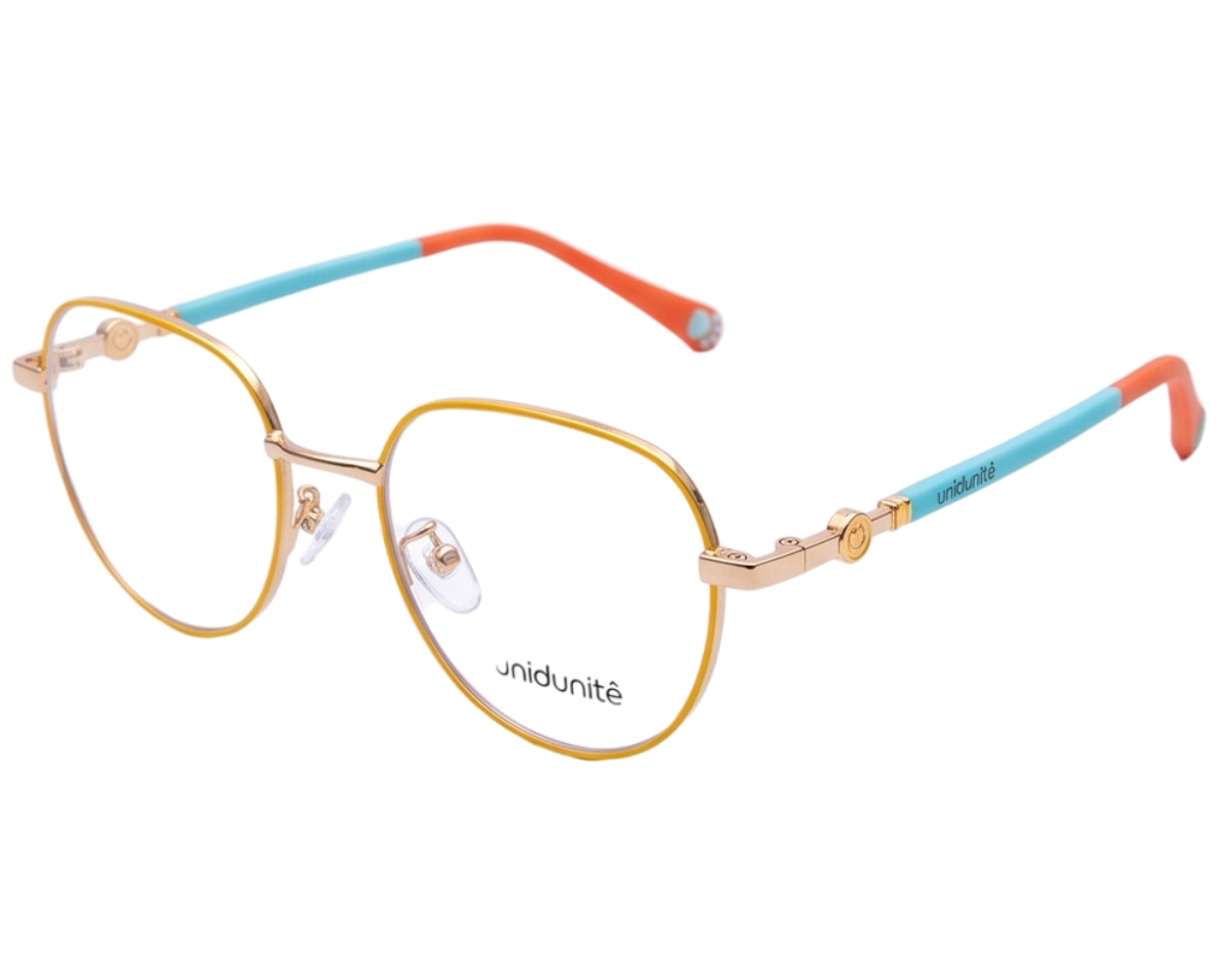Óculos de Grau Unidunitê Infantil Amarelo Laranja UT630323 C2-47