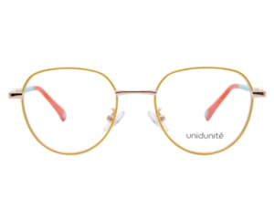 Óculos de Grau Unidunitê Infantil Amarelo Laranja UT630323 C2-47