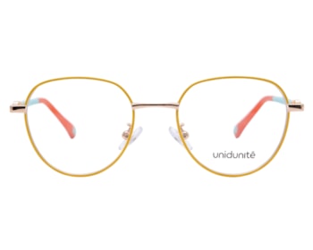 Óculos de Grau Unidunitê Infantil Amarelo Laranja UT630323 C2-47