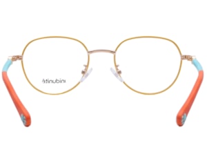 Óculos de Grau Unidunitê Infantil Amarelo Laranja UT630323 C2-47