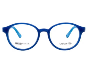 Óculos de Grau Unidunitê Infantil Azul Escuro BY96006 C3-46