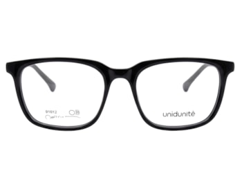 Óculos de Grau Unidunitê Infantil Preto Brilho UT91012 C1-46