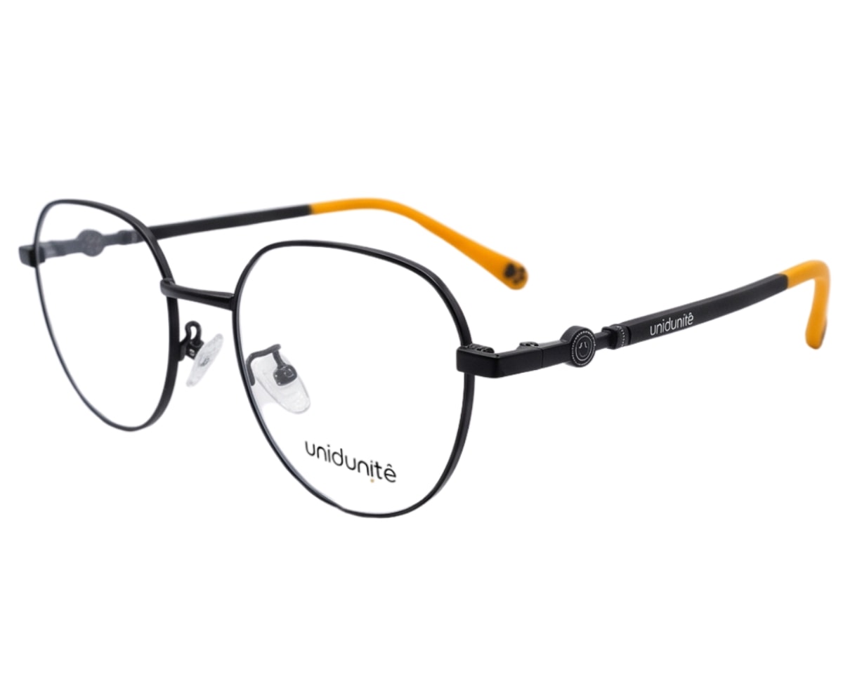 Óculos de Grau Unidunitê Infantil Preto e Amarelo UT630323 C1-47