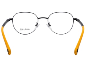 Óculos de Grau Unidunitê Infantil Preto e Amarelo UT630323 C1-47