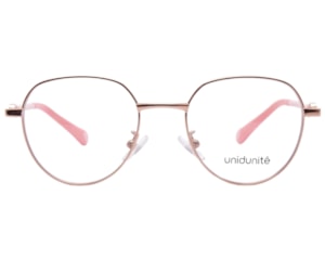 Óculos de Grau Unidunitê Infantil Rosa Claro UT630323 C3-47