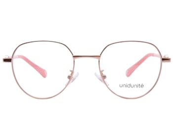 Óculos de Grau Unidunitê Infantil Rosa Claro UT630323 C3-47