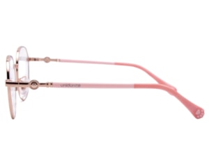 Óculos de Grau Unidunitê Infantil Rosa Claro UT630323 C3-47