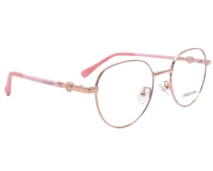 Óculos de Grau Unidunitê Infantil Rosa Claro UT630323 C3-47