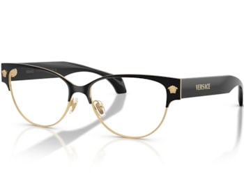Óculos de Grau Versace Daily heritage Preta VE1318 1433-53