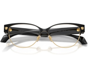 Óculos de Grau Versace Daily heritage Preta VE1318 1433-53