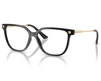 Óculos de Grau Versace Daily Heritage Preto Brilho VE3388U GB1-55