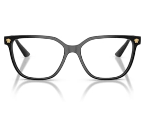 Óculos de Grau Versace Daily Heritage Preto Brilho VE3388U GB1-55