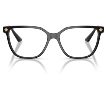 Óculos de Grau Versace Daily Heritage Preto Brilho VE3388U GB1-55