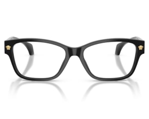 Óculos de Grau Versace Daily Heritage Preto Brilho VE3392 GB1-54