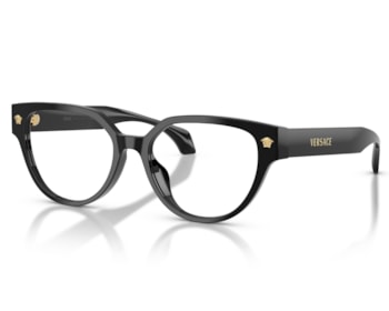 Óculos de Grau Versace Daily Heritage Preto Brilho VE3394D GB1-53