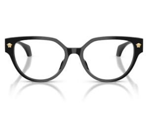 Óculos de Grau Versace Daily Heritage Preto Brilho VE3394D GB1-53