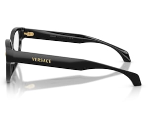 Óculos de Grau Versace Daily Heritage Preto Brilho VE3394D GB1-53