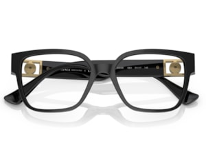 Óculos de Grau Versace Fashion Id Preto Brilho VE3329B GB1-54