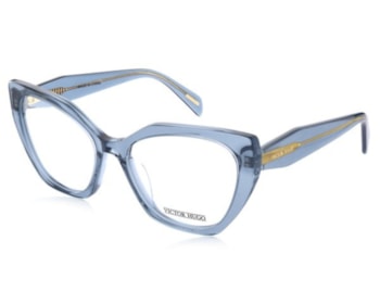 Óculos de Grau Victor Hugo Azul Translúcido VH1938 0844-54