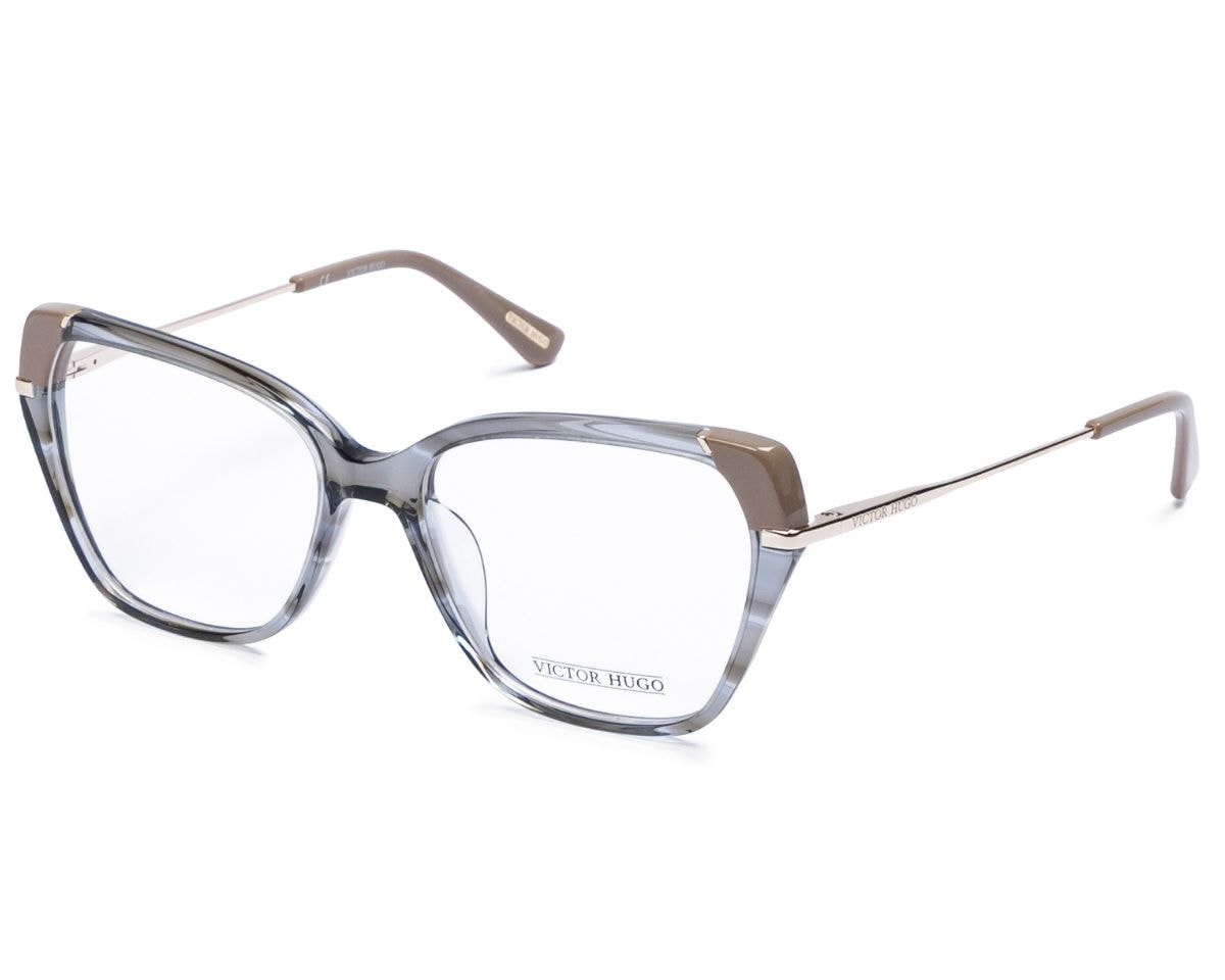 Óculos de Grau Victor Hugo Bege Translúcido VH1935 0T56-53