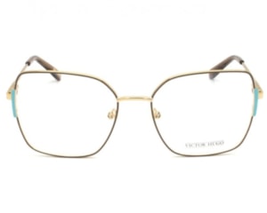 Óculos de Grau Victor Hugo Marrom Dourado VH1347 0A93-53