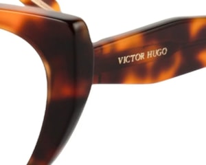 Óculos de Grau Victor Hugo Marrom Tartaruga VH1938 0825-54