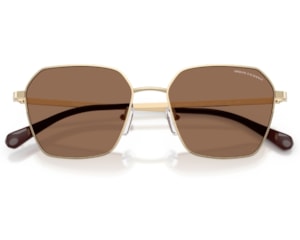 Óculos de Sol Armani Exchange Dourado Marrom AX2062S 611013-54