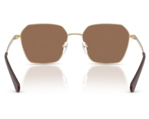 Óculos de Sol Armani Exchange Dourado Marrom AX2062S 611013-54