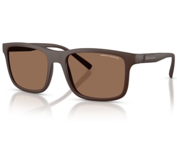 Óculos de Sol Armani Exchange Marrom Fosco AX4145S 841273-57