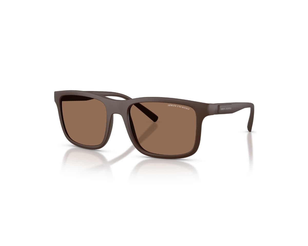 Óculos de Sol Armani Exchange Marrom Fosco AX4145S 841273-57