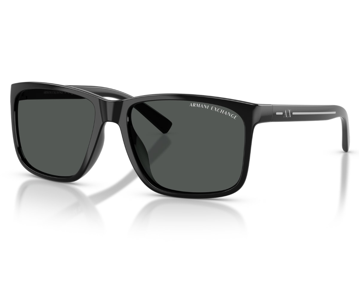 Óculos de Sol Armani Exchange Polarizado Preto Fosco AX4138S