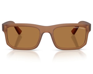 Óculos de Sol Armani Exchange Reinvented Classic Frosted Brown AX4165S 835873-56
