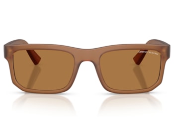 Óculos de Sol Armani Exchange Reinvented Classic Frosted Brown AX4165S 835873-56