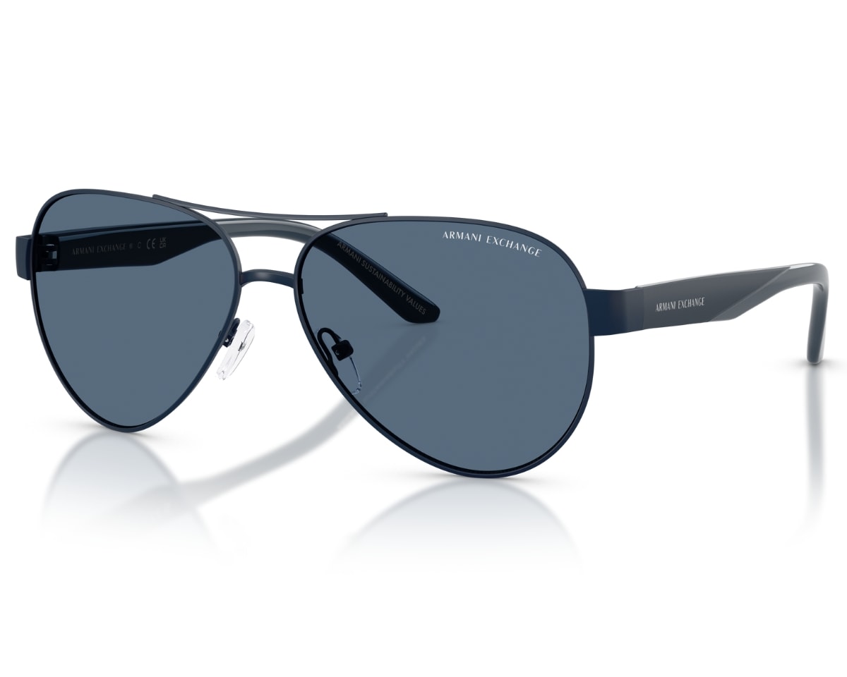 Óculos de Sol Armani Exchange Urban Attitude Azul Fosco AX2034S 609980-59