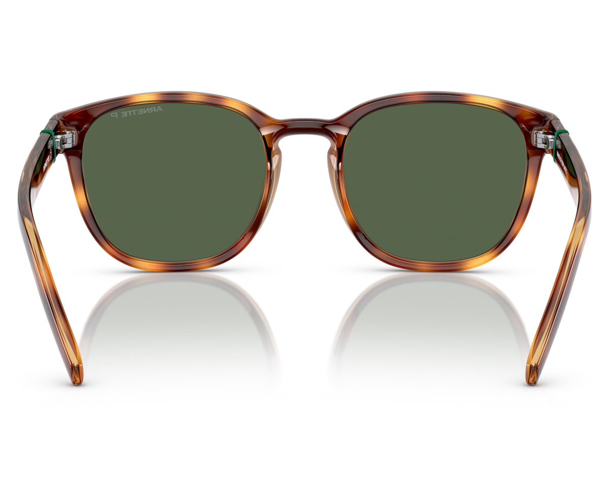 ARNETTE Unisex Barranco Sunglasses AN4319 - Bio-Acetate Round Frame, Polarized Lenses, Navy Blue