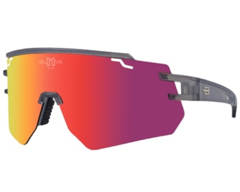 Óculos de Sol Bloovs Clip In Galibier Crystal Gray Red Polarized