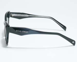 Óculos de Sol Bond Street Preto Brilho BS8843 C1-52