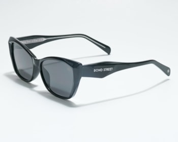 Óculos de Sol Bond Street Preto Brilho BS8843 C1-52