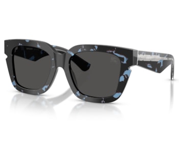 Óculos de Sol Burberry Engraved Check Preto BE4453 411187-54