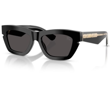 Óculos de Sol Burberry Engraved Check Preto BE4454 300187-52