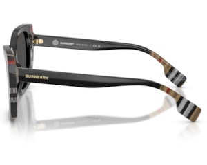 Óculos de Sol Burberry Meryl Preto Xadrez BE4393 405587-54