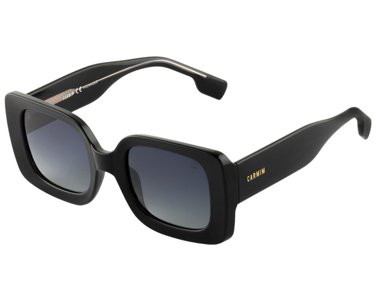Óculos de Sol Carmim Preto Polarizado CRM42580 C1-50 - Officina 7