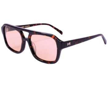 Óculos de Sol Carol Cazassa Mariana Rios Havana Rosa Polarizado MR1184 3005-53