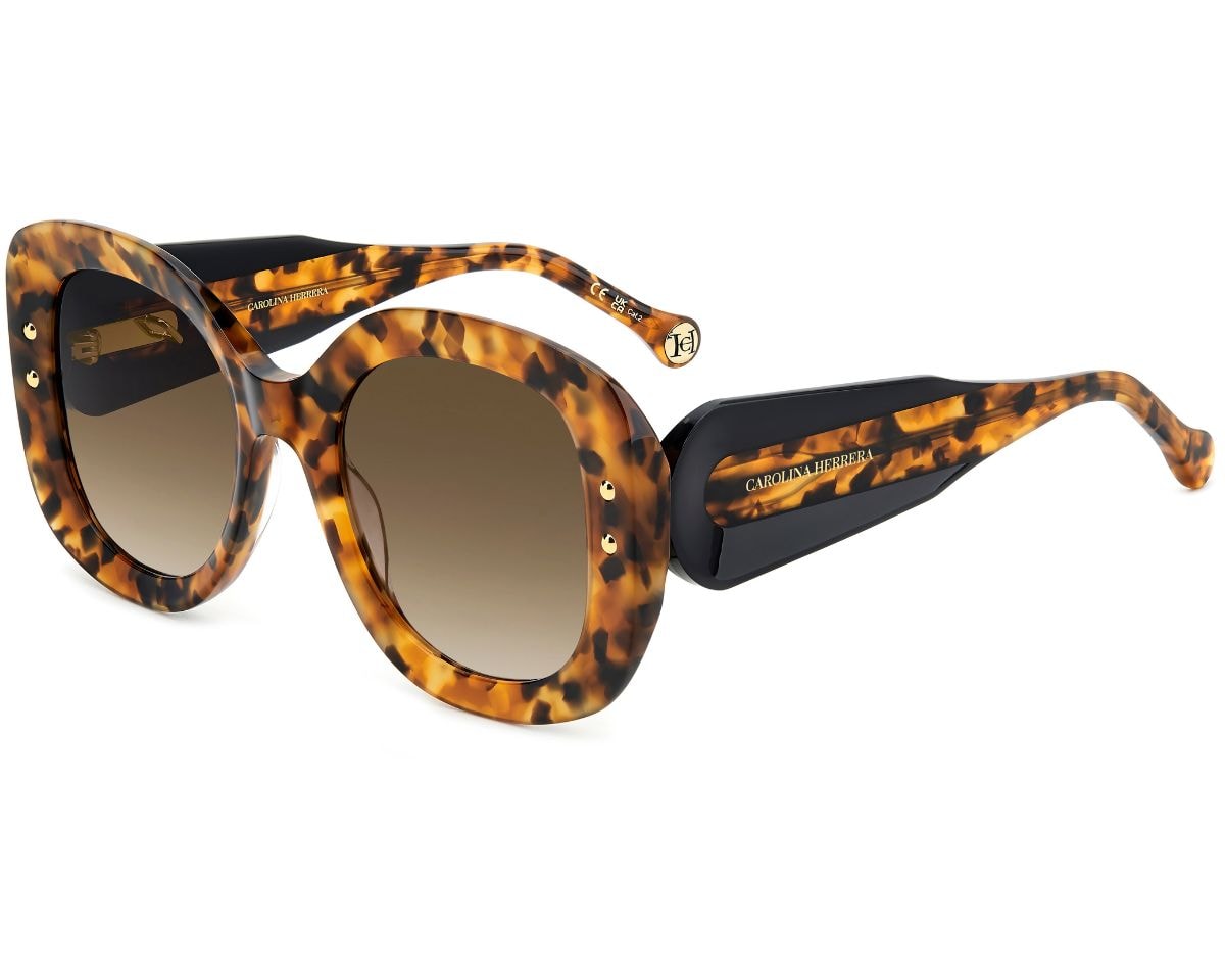 Lunettes De Vue Carolina Herrera HER 0080 - Couleur Havana Marron - Taille 53/18/145 - Neuf Avec étiquettes