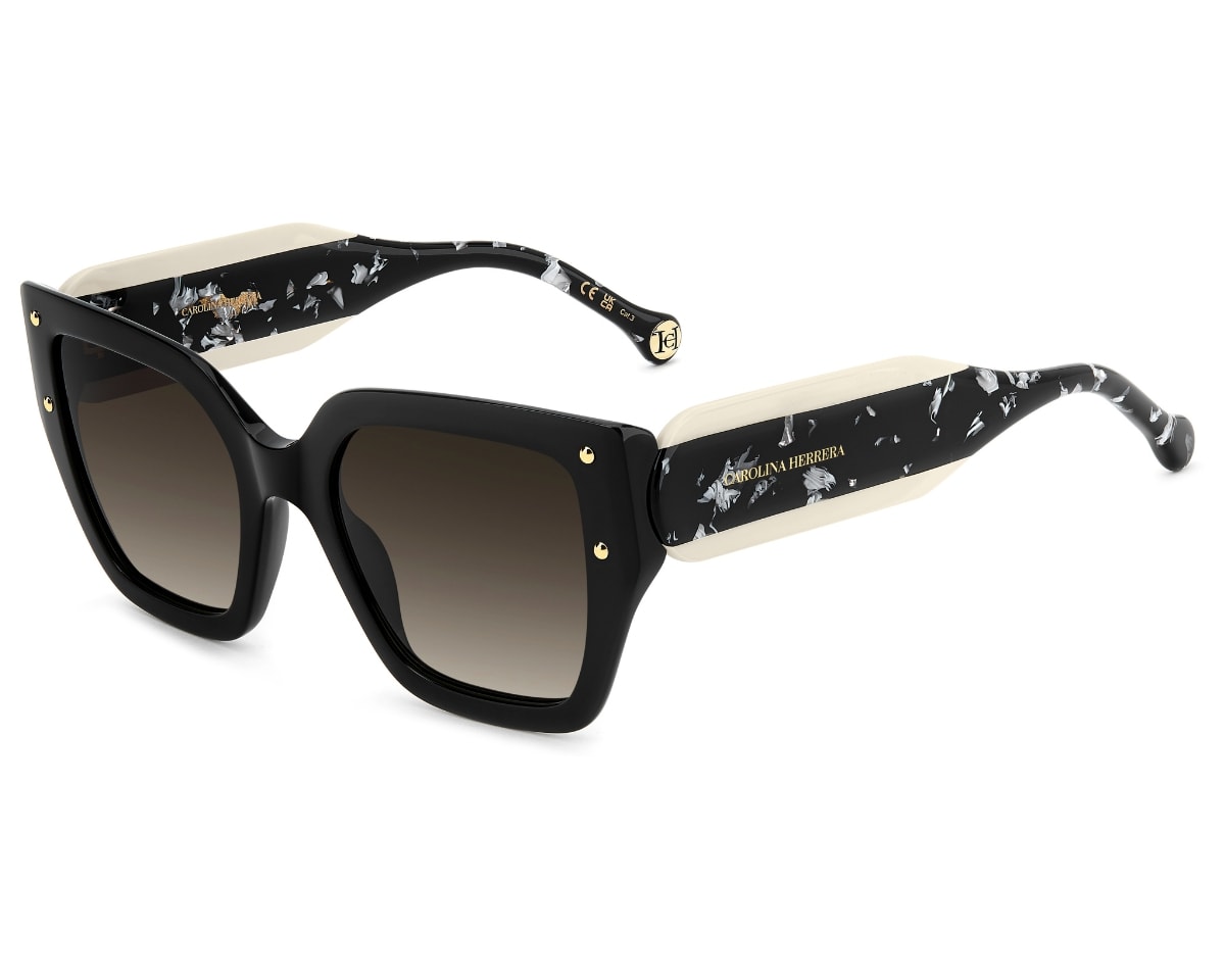 Óculos de Sol Carolina Herrera Preto HER0323S 80S-53