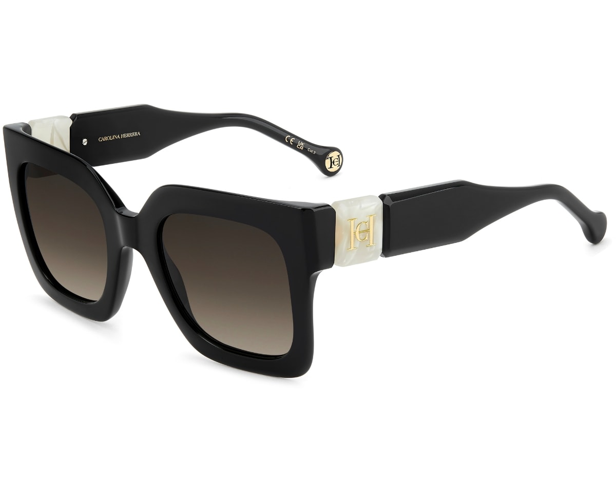 Óculos de Sol Carolina Herrera Preto HER0369/S GBY-52