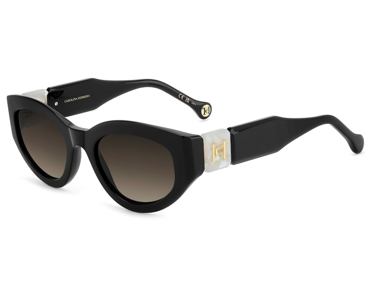 Óculos de Sol Carolina Herrera Preto HER0370/S 807-52