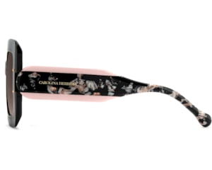 Óculos de Sol Carolina Herrera Preto Rosa HER0322S 3H2-50